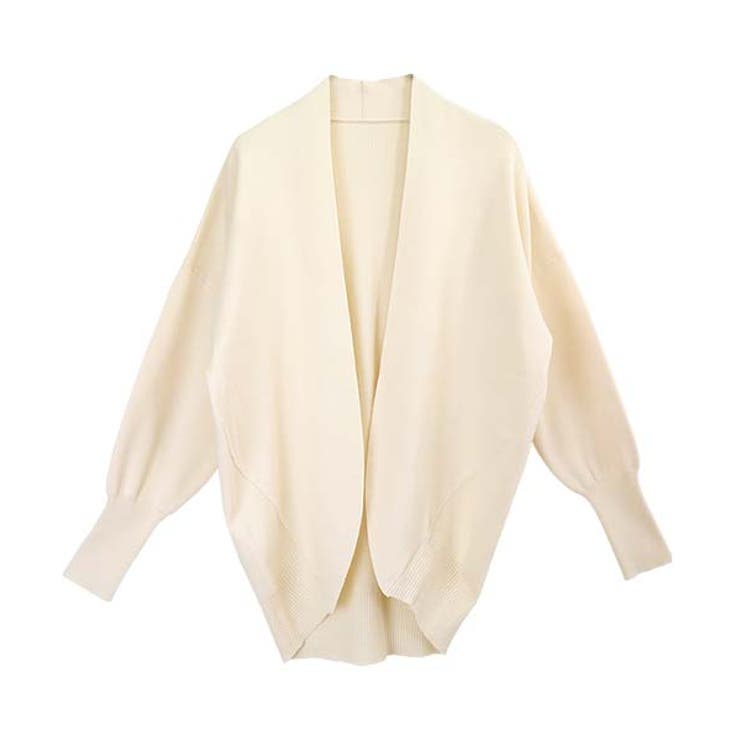 リブ袖ドルマンコクーンカーディガン | FUNNY COMPANY＋  | 詳細画像26 