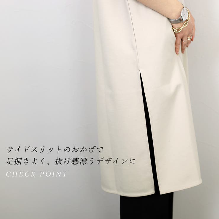美品　FENDY チュニックワンピース 大きいサイズ レディース パーカー風チュニックワンピース goldy
