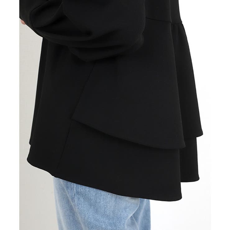 ダブルクロスバックフリルブラウス | FUNNY COMPANY＋  | 詳細画像21 