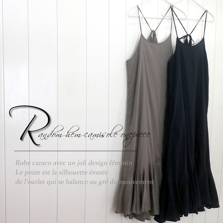 綿ボイルランダムヘムキャミソールワンピース | FUNNY COMPANY＋  | 詳細画像3 