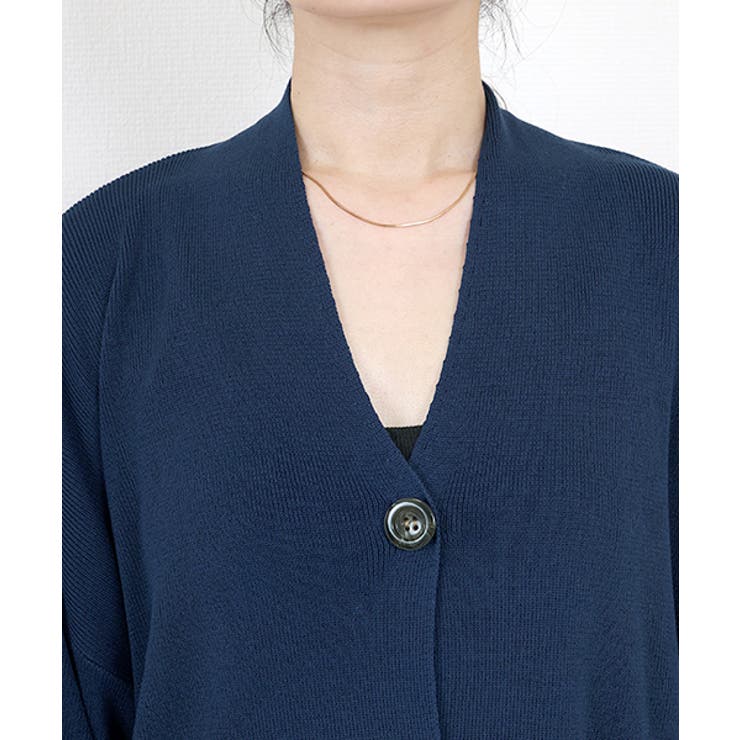 サイドスリットVネックカーディガン[品番：FNYW0002597]｜FUNNY