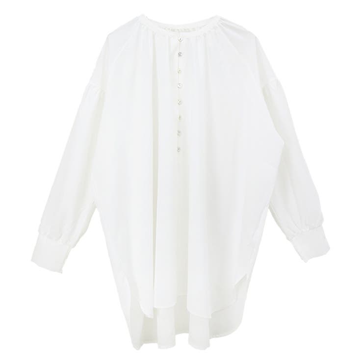 エステルローン袖シャーリングブラウス | FUNNY COMPANY＋  | 詳細画像26 