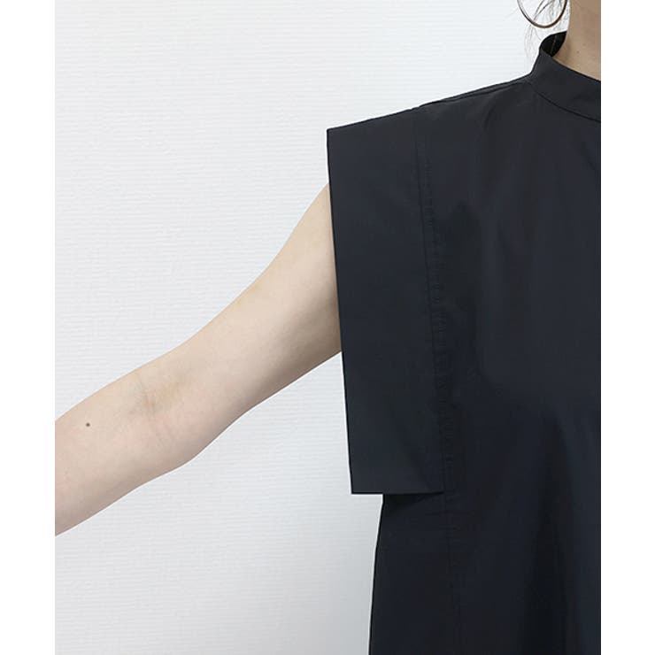 バンドカラースクエアシャツブラウス | FUNNY COMPANY＋  | 詳細画像22 