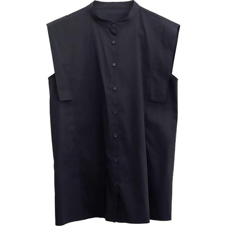 バンドカラースクエアシャツブラウス | FUNNY COMPANY＋  | 詳細画像25 