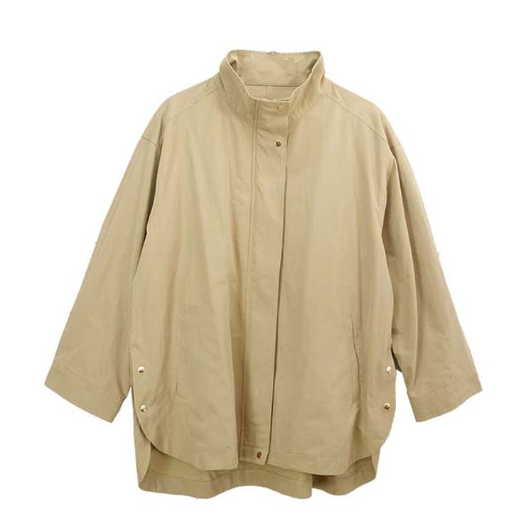 スタンドカラーT/Cピーチサイドボタンマウンテンパーカー | FUNNY COMPANY＋  | 詳細画像27 