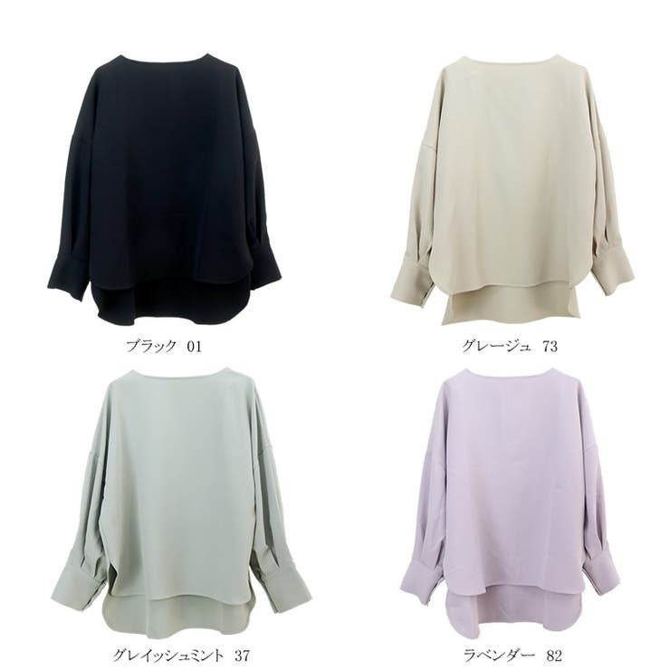 ジョーゼットバックファスナーブラウス | FUNNY COMPANY＋  | 詳細画像11 