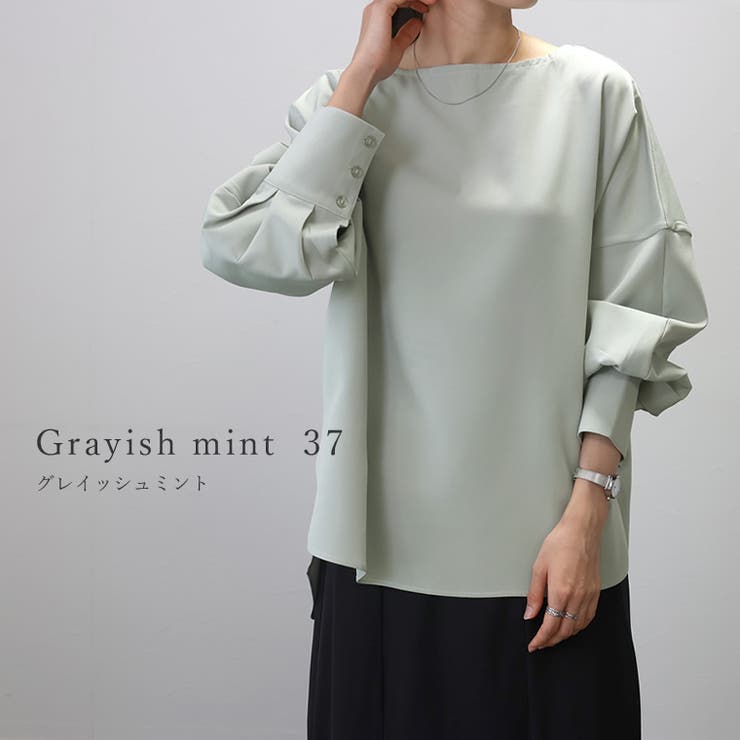 ジョーゼットバックファスナーブラウス | FUNNY COMPANY＋  | 詳細画像14 