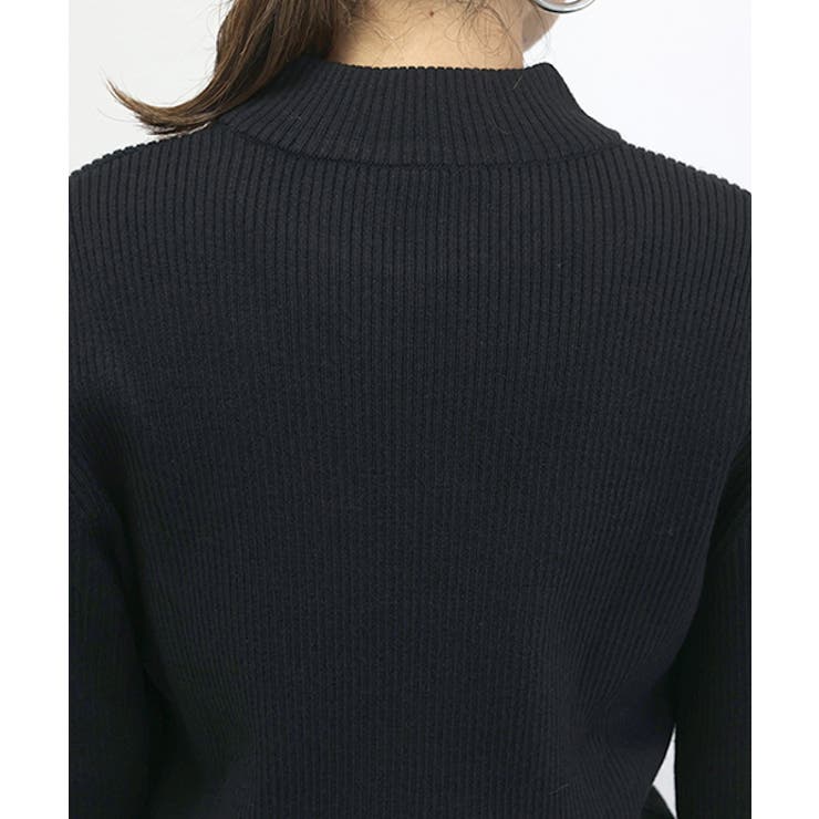 ハイネックリブ編みニットプルオーバー | FUNNY COMPANY＋  | 詳細画像24 