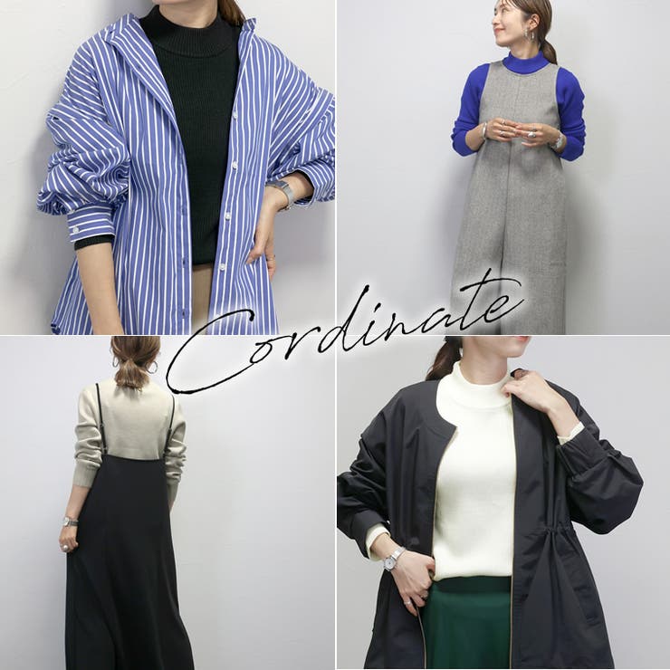 ハイネックリブ編みニットプルオーバー | FUNNY COMPANY＋  | 詳細画像7 