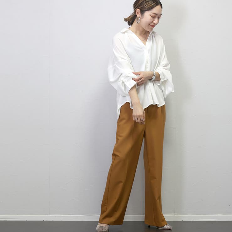 前開きスキッパーブラウス | FUNNY COMPANY＋  | 詳細画像4 