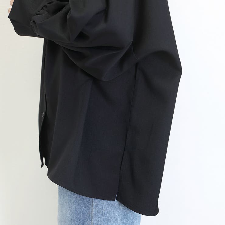 袖コンシャス杢無地ブラウス | FUNNY COMPANY＋  | 詳細画像24 