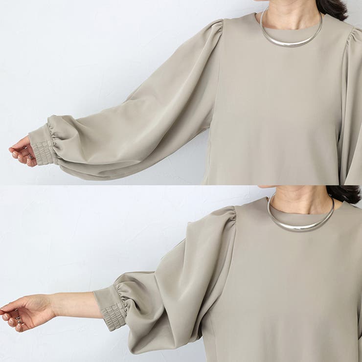 マルチスリーブサイドスリットブラウス | FUNNY COMPANY＋  | 詳細画像6 