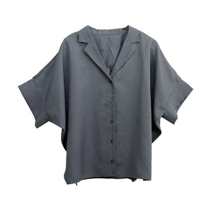 杢無地開襟ドルマンブラウス | FUNNY COMPANY＋  | 詳細画像26 