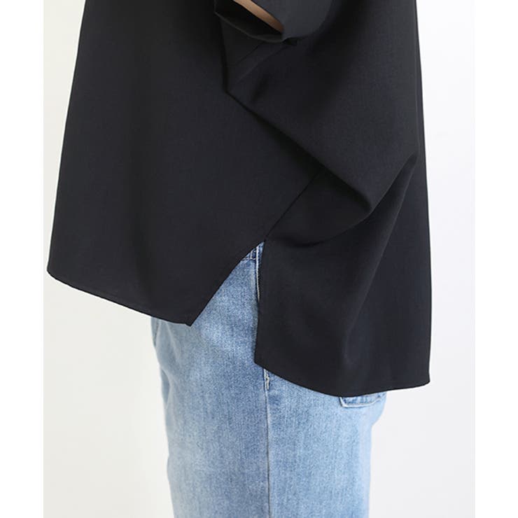 杢無地開襟ドルマンブラウス | FUNNY COMPANY＋  | 詳細画像23 