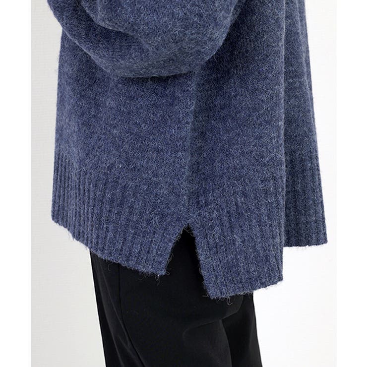 ミックスヤーン両Vネックニットプルオーバー | FUNNY COMPANY＋  | 詳細画像23 