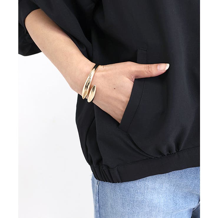 袖ボリュームVネックライトブルゾン | FUNNY COMPANY＋  | 詳細画像23 