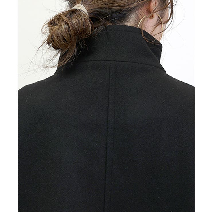 メルトンスタンドカラーミドルコート | FUNNY COMPANY＋  | 詳細画像23 