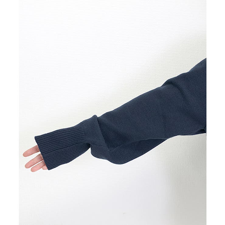 アンチピリングキーネックコクーンニットプルオーバー | FUNNY COMPANY＋  | 詳細画像22 