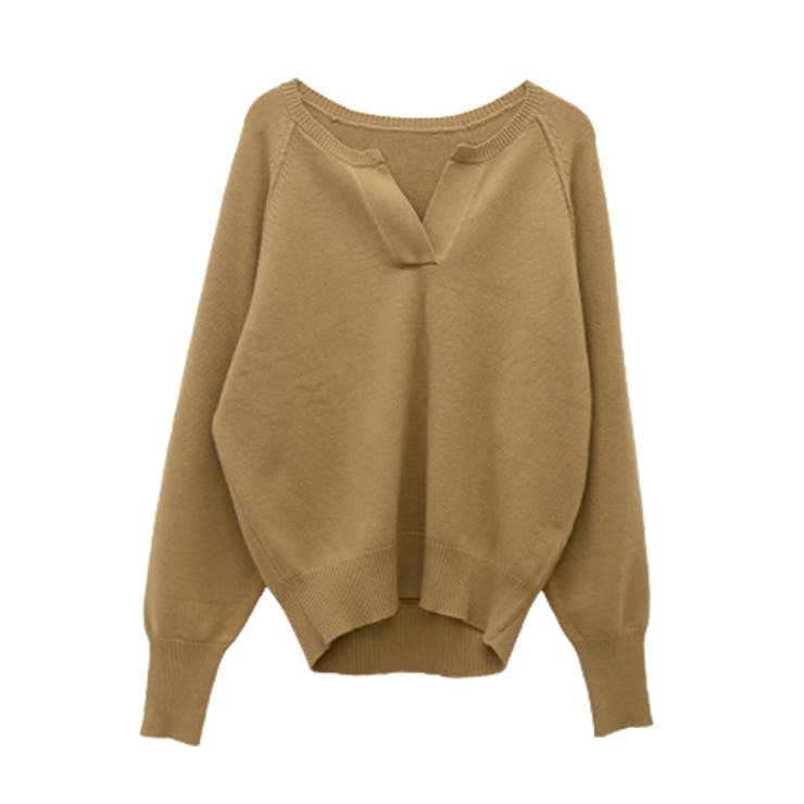 アンチピリングキーネックコクーンニットプルオーバー | FUNNY COMPANY＋  | 詳細画像28 