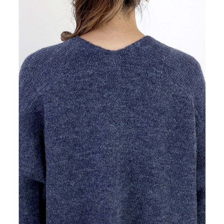 ミックスヤーン両Vネックニットプルオーバー | FUNNY COMPANY＋  | 詳細画像24 