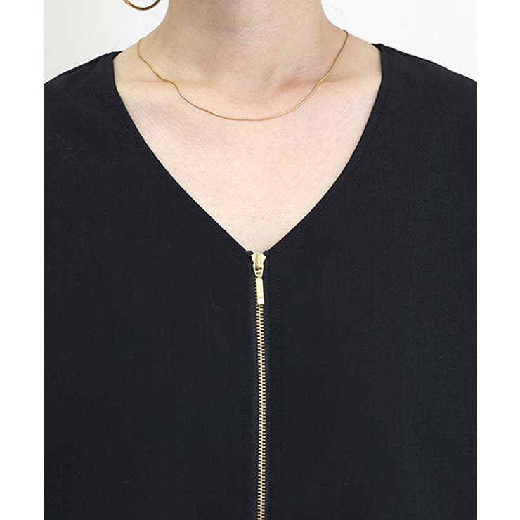 袖ボリュームVネックライトブルゾン | FUNNY COMPANY＋  | 詳細画像21 