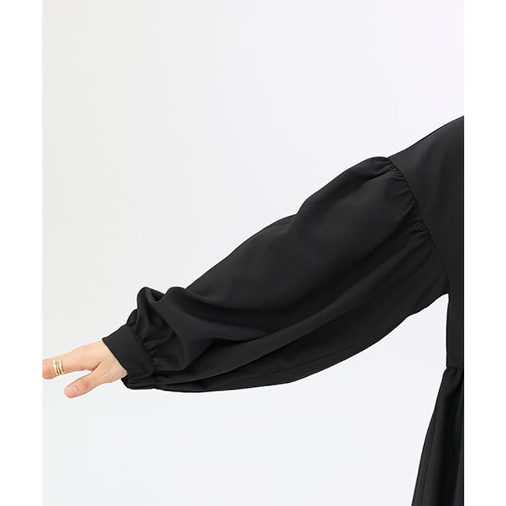 杢無地スリットネックペプラムブラウス | FUNNY COMPANY＋  | 詳細画像22 