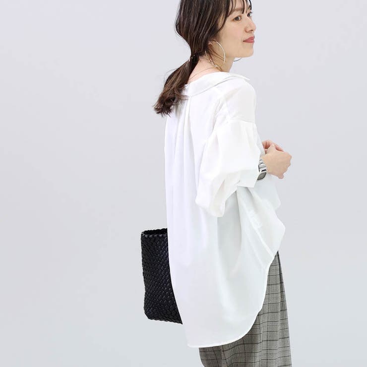 エステルローンタックスリーブシャツ | FUNNY COMPANY＋  | 詳細画像11 