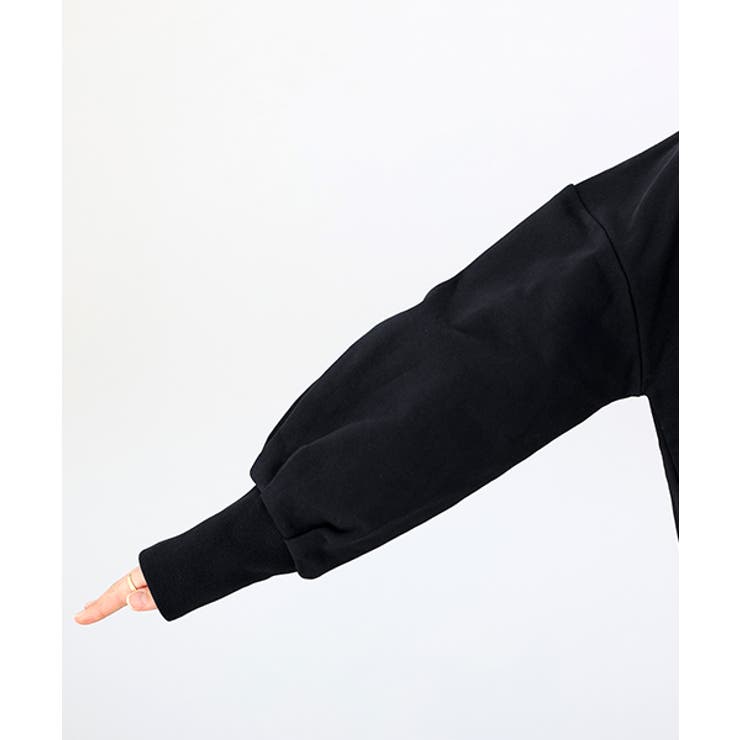 綿スウェットノーカラーハーフジッププルオーバー | FUNNY COMPANY＋  | 詳細画像22 