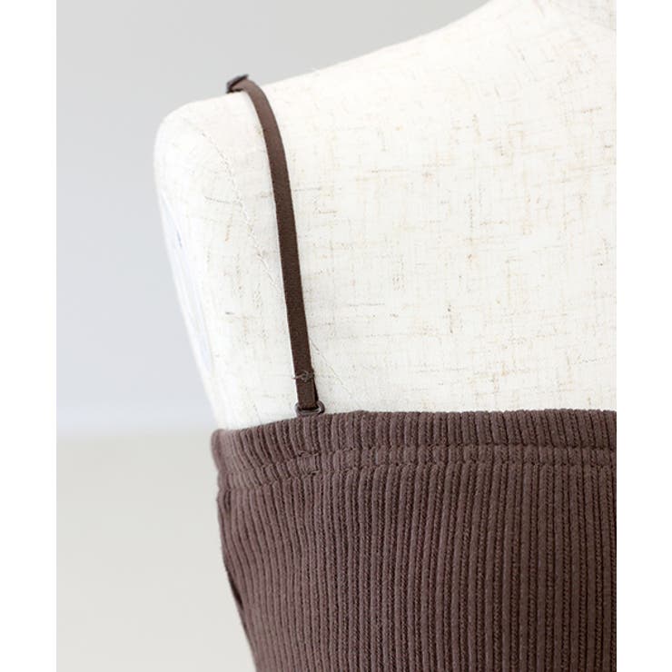 テレコリブカップ付ベアキャミソール | FUNNY COMPANY＋  | 詳細画像23 