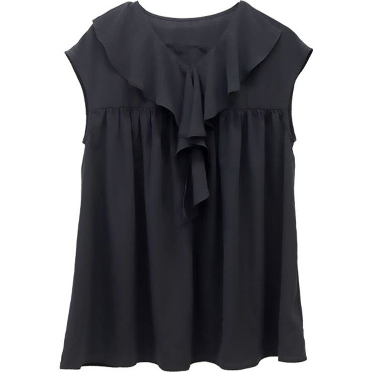 エステルジョーゼットフリルブラウス | FUNNY COMPANY＋  | 詳細画像25 