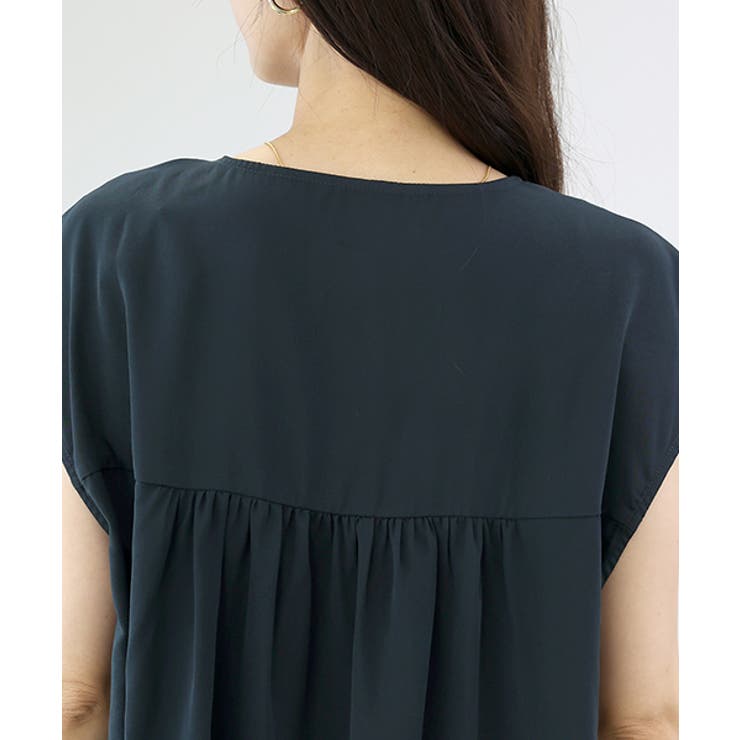 エステルジョーゼットフリルブラウス | FUNNY COMPANY＋  | 詳細画像23 