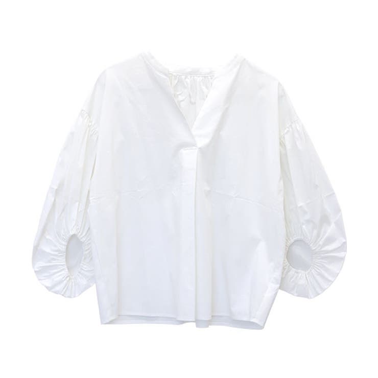 バルーンスリーブスキッパーブラウス | FUNNY COMPANY＋  | 詳細画像27 