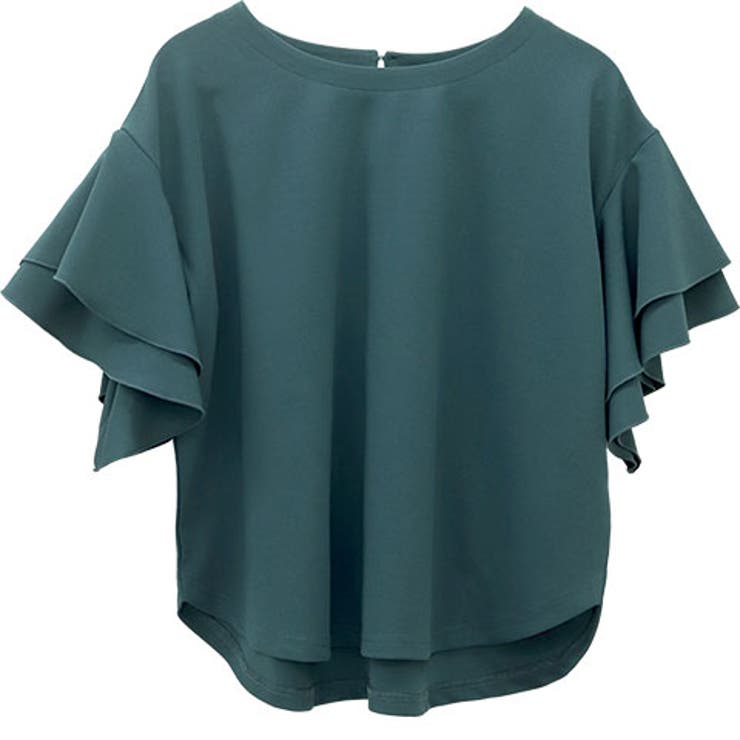 カットジョーゼット袖フリルブラウス | FUNNY COMPANY＋  | 詳細画像28 