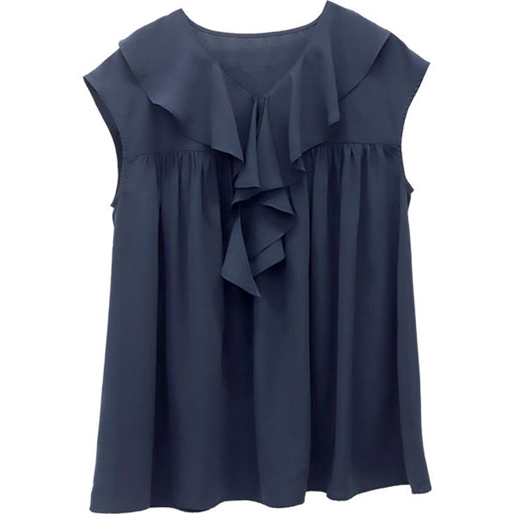 エステルジョーゼットフリルブラウス | FUNNY COMPANY＋  | 詳細画像26 