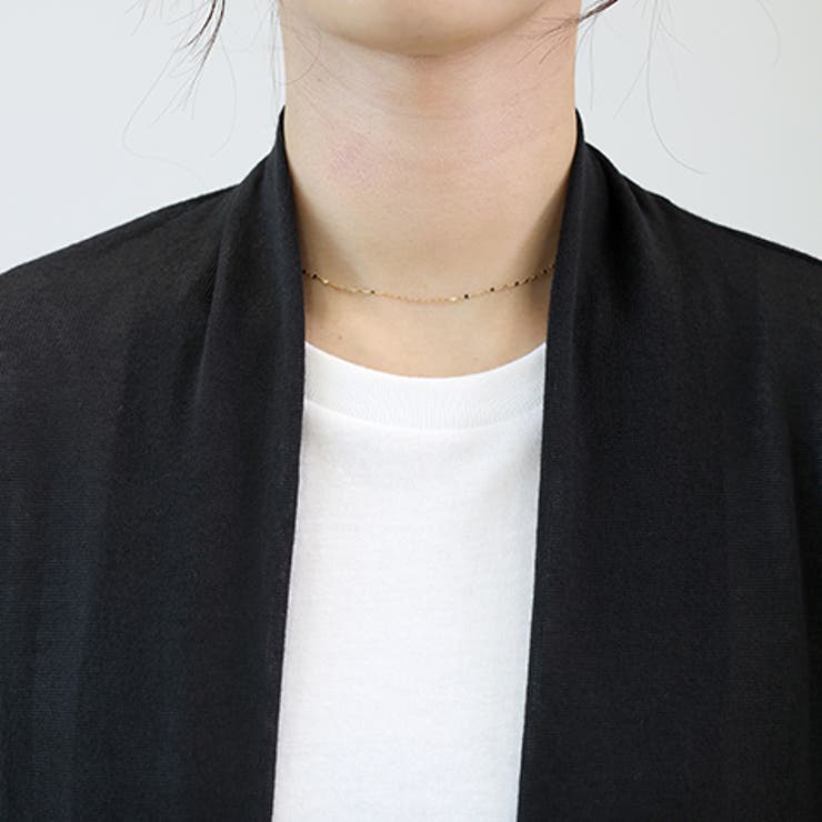 スリムストレッチメッシュドレープカーディガン | FUNNY COMPANY＋  | 詳細画像21 