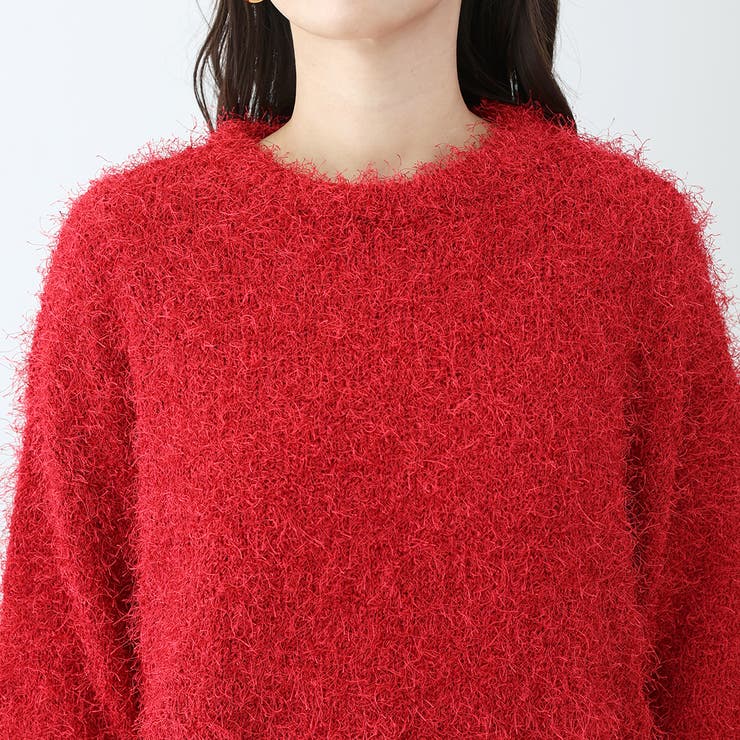 フェザーヤーンクルーネックニットプルオーバー | FUNNY COMPANY＋  | 詳細画像21 