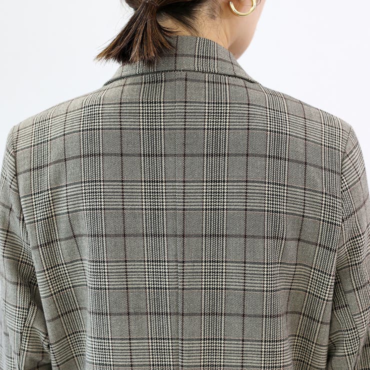 先染めチェックテーラードジャケット | FUNNY COMPANY+  | 詳細画像22