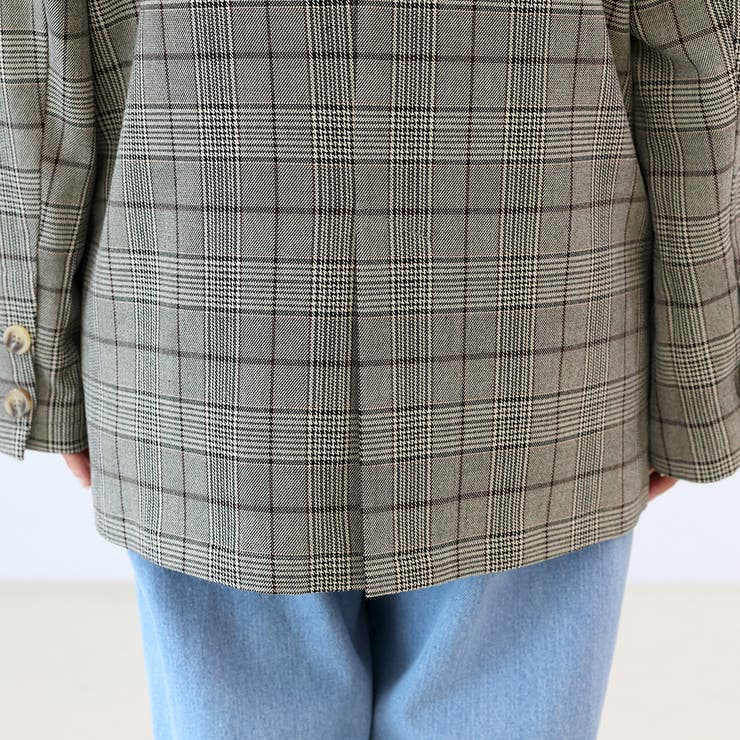 先染めチェックテーラードジャケット | FUNNY COMPANY+  | 詳細画像24