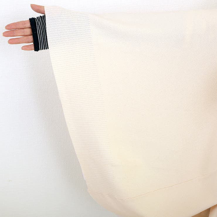 リブ袖ドルマンコクーンカーディガン | FUNNY COMPANY＋  | 詳細画像19 