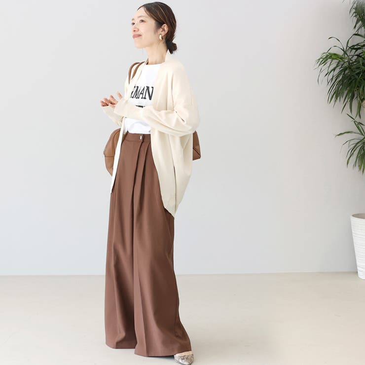 リブ袖ドルマンコクーンカーディガン | FUNNY COMPANY＋  | 詳細画像6 