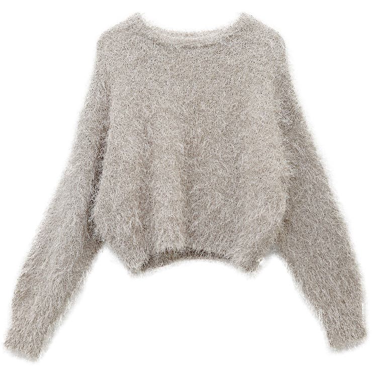 フェザーヤーンクルーネックニットプルオーバー | FUNNY COMPANY＋  | 詳細画像28 