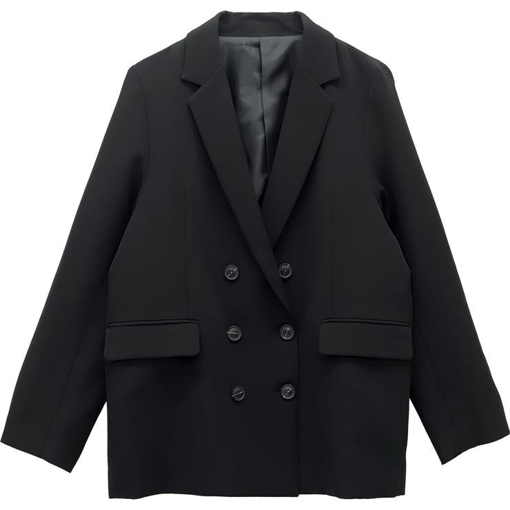 選べるボタンテーラードダブルジャケット | FUNNY COMPANY＋  | 詳細画像26 