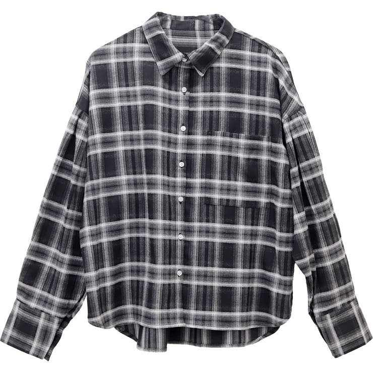 起毛チェック袖タックシャツ | FUNNY COMPANY＋  | 詳細画像25 