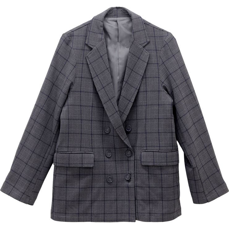 先染めチェックテーラードジャケット | FUNNY COMPANY+  | 詳細画像25