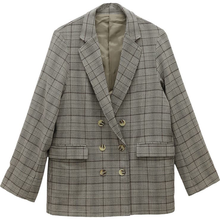 先染めチェックテーラードジャケット | FUNNY COMPANY+  | 詳細画像26