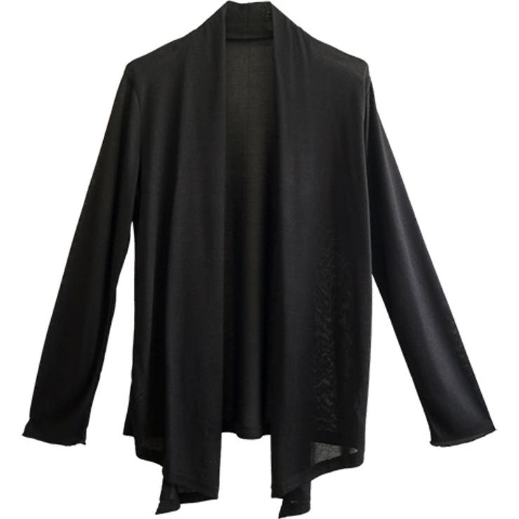 スリムストレッチメッシュドレープカーディガン | FUNNY COMPANY＋  | 詳細画像25 