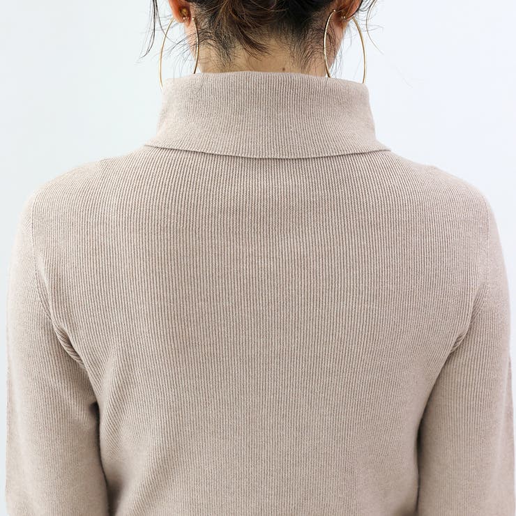 ホールガーメントリブタートルニットプルオーバー | FUNNY COMPANY＋  | 詳細画像21 