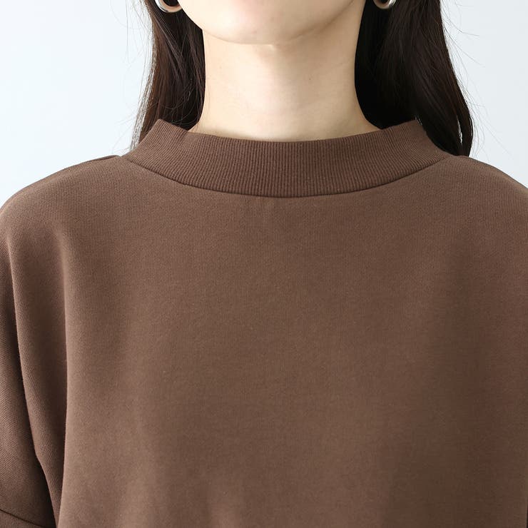 ドロップショルダーサイドスリット綿スウェット | FUNNY COMPANY＋  | 詳細画像21 