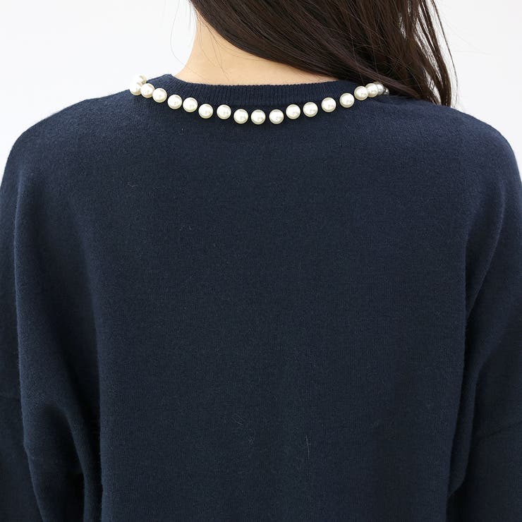 アンチピリング襟パールニットプルオーバー | FUNNY COMPANY＋  | 詳細画像22 