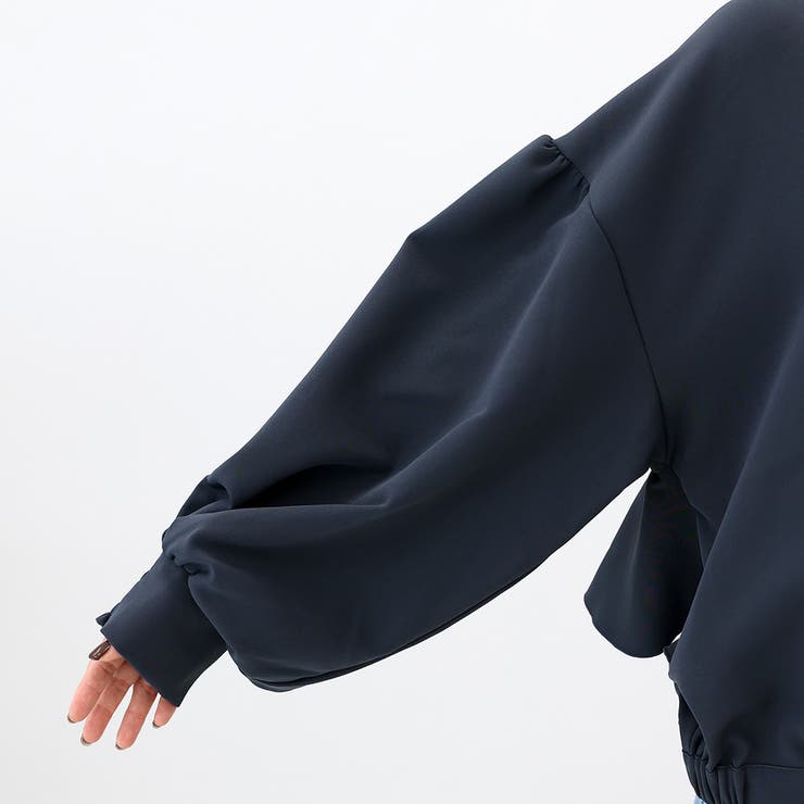 ドットボタンバックフリルジョーゼットブラウス | FUNNY COMPANY＋  | 詳細画像22 